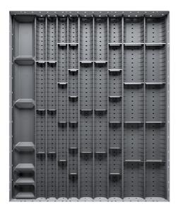 Bott cubio deep plastic trough kit A for drawers 650x750mm Bott Cubio Tool Storage Drawer Units 650 mm wide 750 deep 43020037.** 